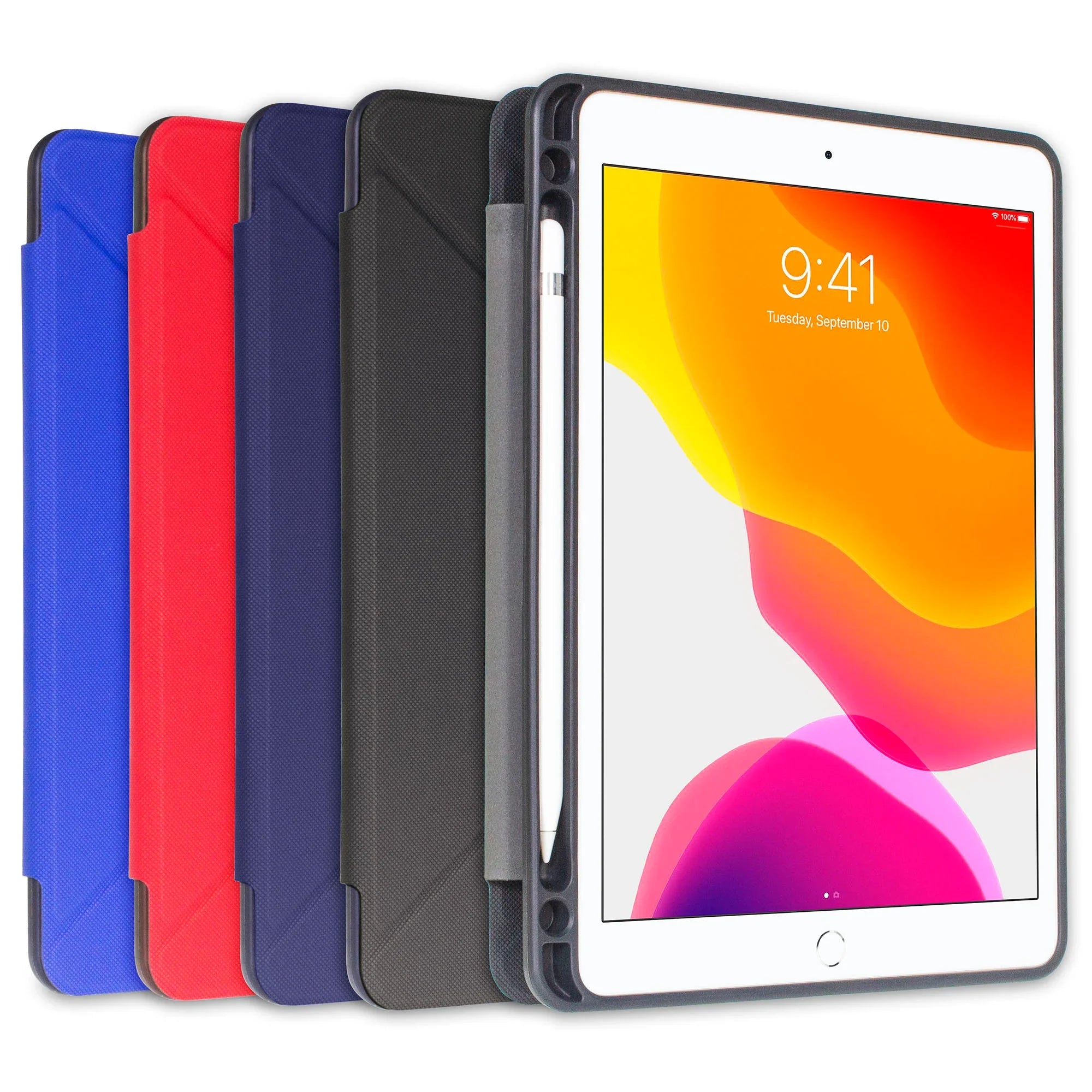 Torrii Torero Case With Pencil Slot For Apple iPad 10.2 (2019) - Red - Tashqila Torrii Torero Case With Pencil Slot For Apple iPad 10.2 (2019) - Red - Tashqila